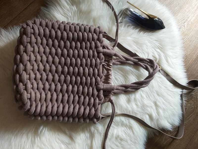 ZARA сумка - шоппер плетёная