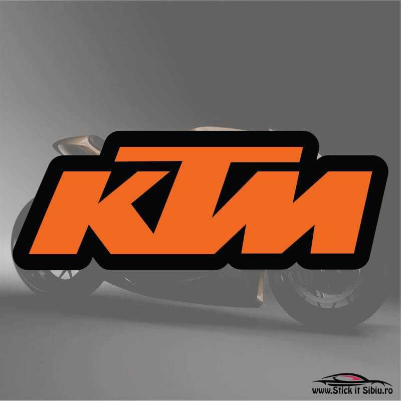 KTM-Model 3-Stickere Moto