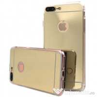 Husa Apple iPhone 8 Plus, Elegance Luxury tip oglinda Auriu