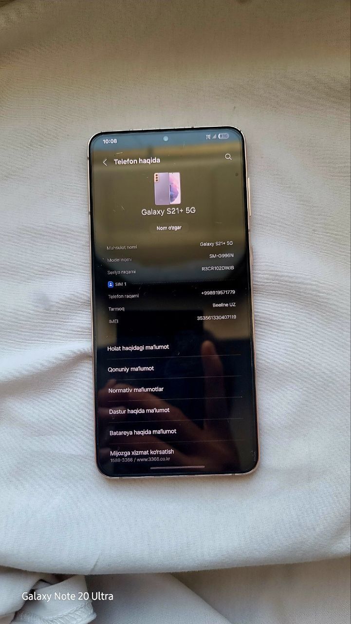 Samsung galaxy S21 plus 5G