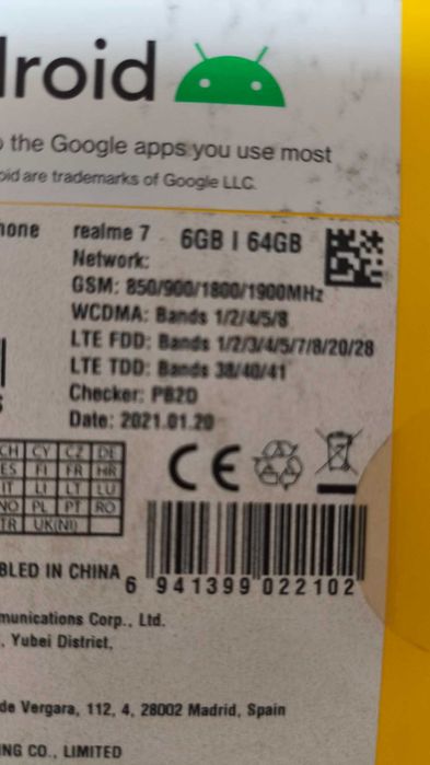 Мобилен телефон Realme 7