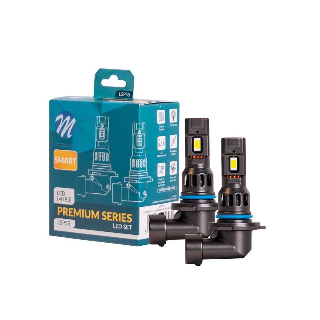 LED крушки M-TECH SMART PREMIUM H4/H7/H11/HB3/HB4-12V-6000K,к-т/2 бр./