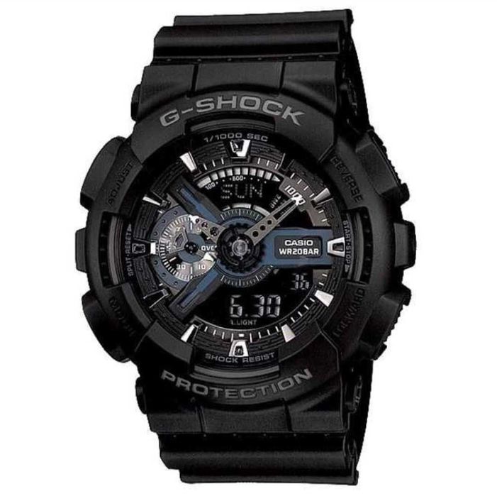 Ceas Sport Casio G-Shock GA-110 SL Black – Nou, Garanție 2 Ani