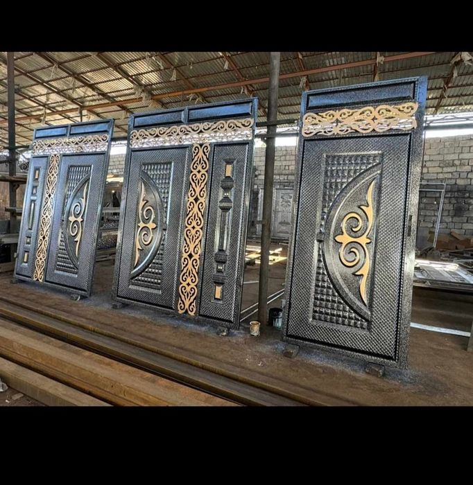 Ворота качелия навес речотка на окна забор заказ кабылдаймыз