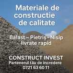 Transport nisip, sort, balast,moluz, beton concasat
