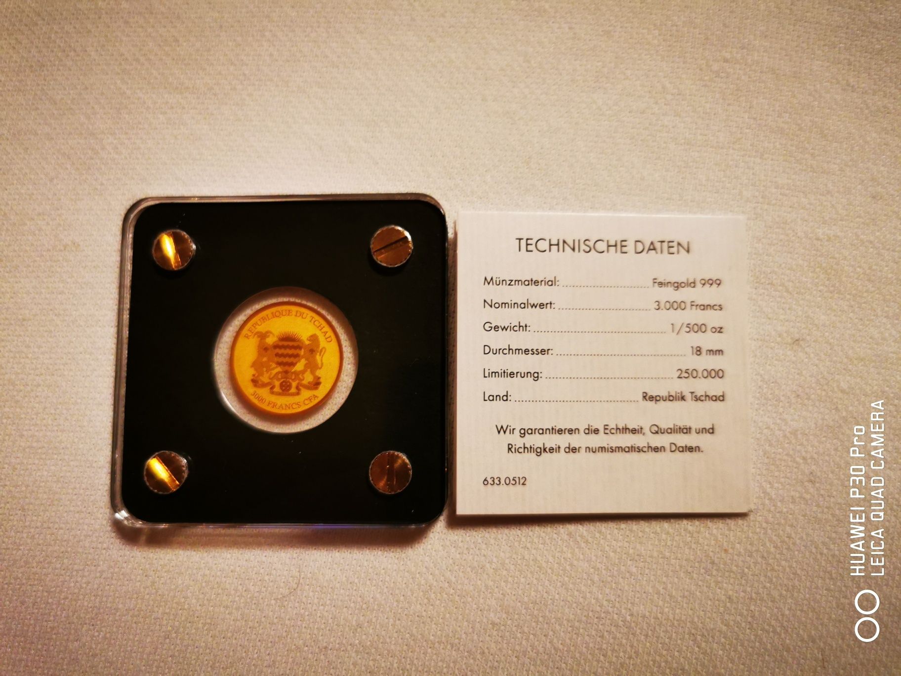 Златна монета, мини вариант, идеална за колекционери или сувенир!