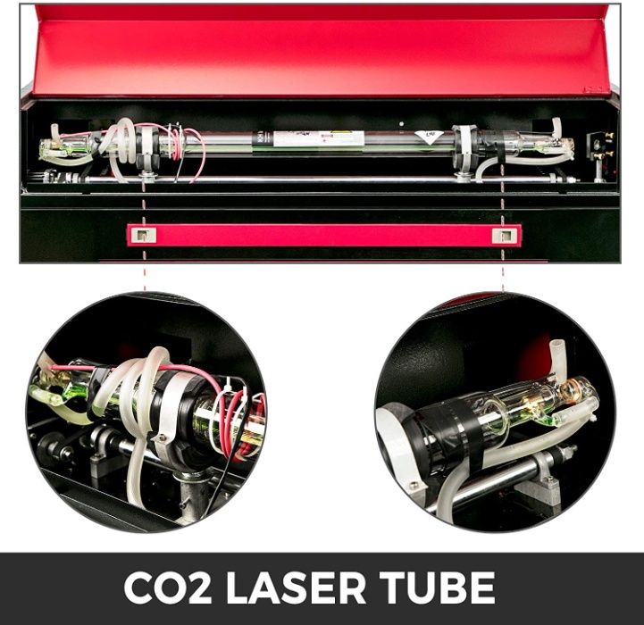 НАИЧЕН! Лазер Co2 60х90см 100W Laser за рязане и гравиране + чилър