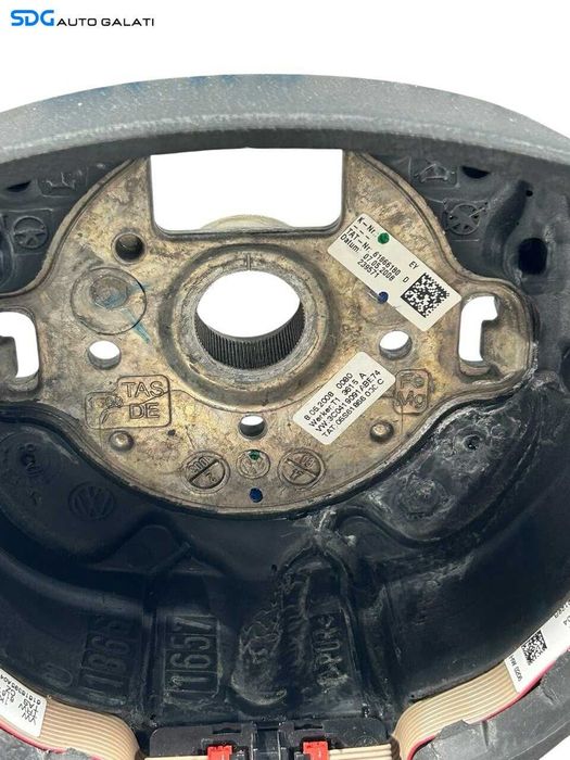 Volan 3 Spite cu Comenzi Volkswagen Passat B6 2005 - 2010 Cod 1K0959537J 61618395 [L6876]