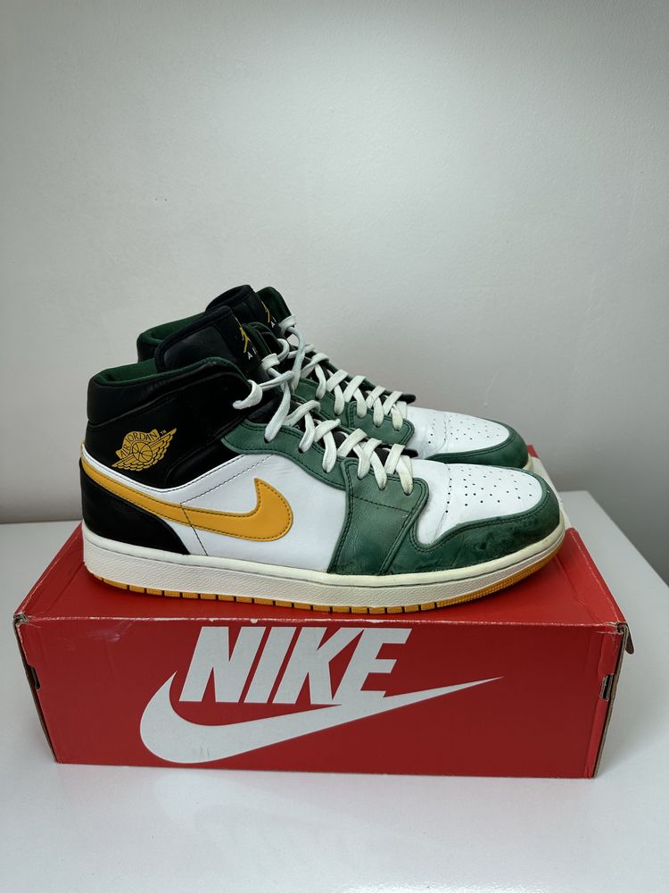 Air Jordan  1 Mid “Sonics” (46) Маратонки