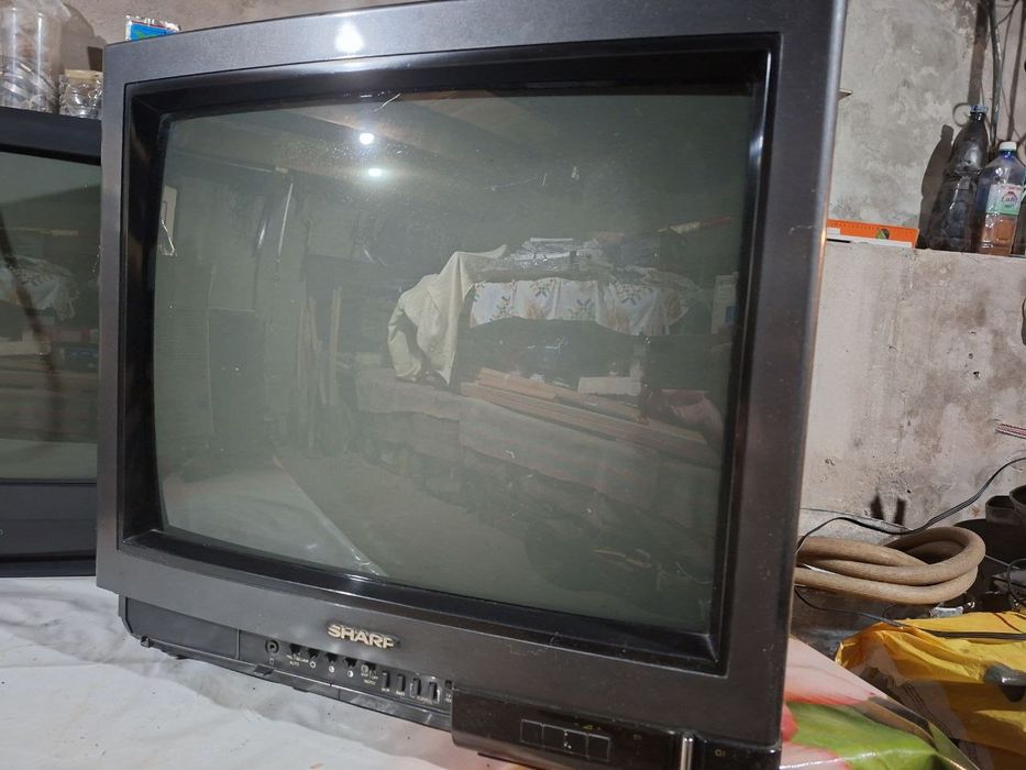 Телевизор SHARP, оригинал Япония. Чистим кладовку.