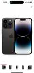 Iphone 14 pro max 256gb. Зарядчик, чехолымен. Қара түсті.