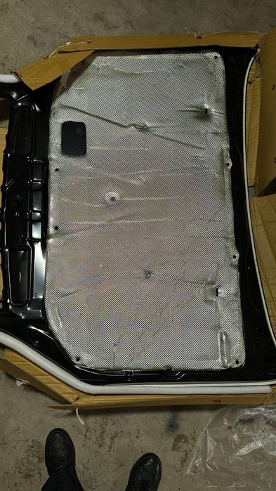 Утеплитель капота толстый с фольгой Toyota Prado 120 gx470