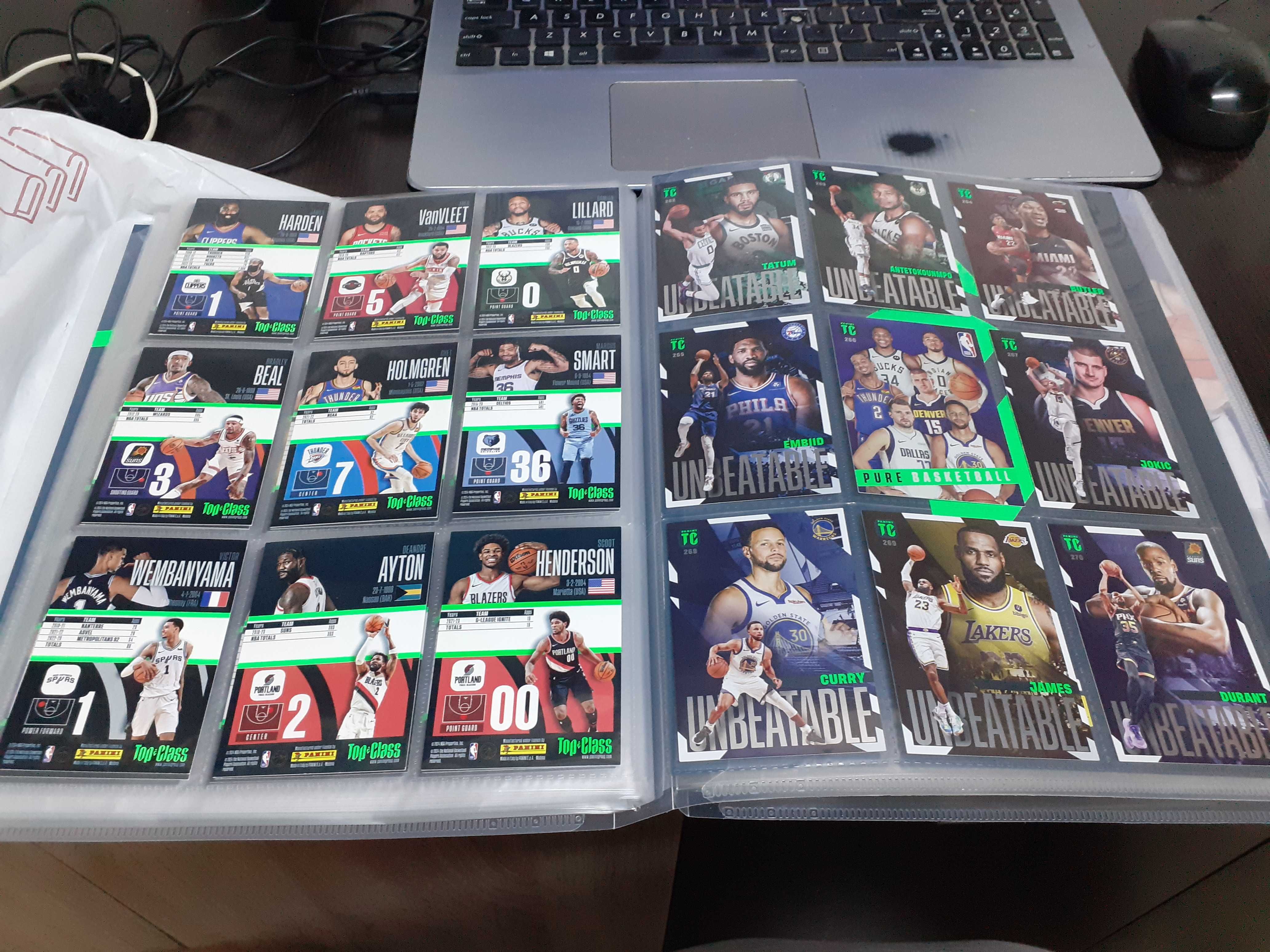 Top Class NBA 2024 album Panini