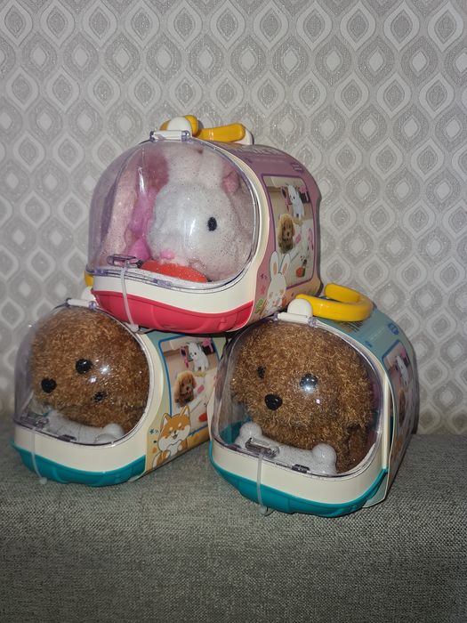 Игрушка щенок. Интерактивный щенок. Кролик