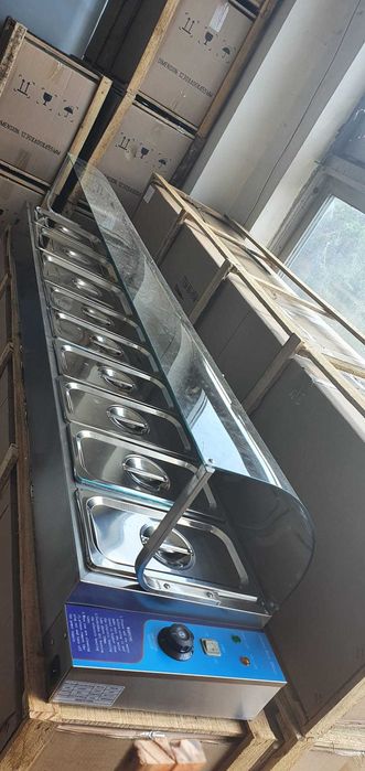 REDUCERE Vitrina calda bainmarie profesionala 2m TRANSPORT GRATUIT