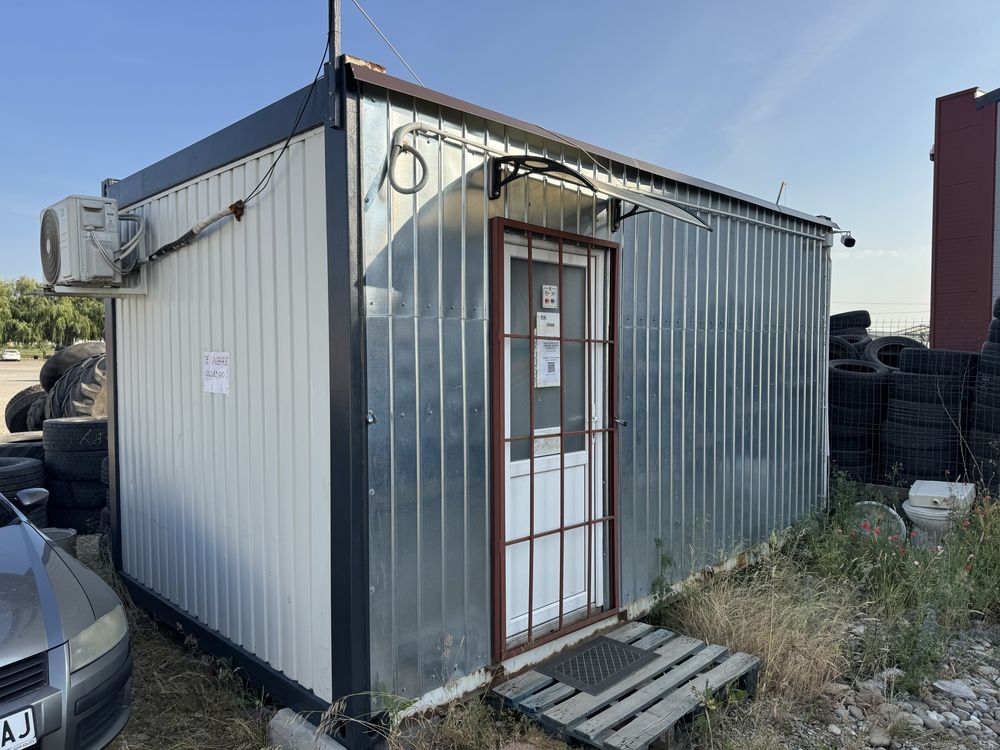 Vand container modular tip birou 5x3m spatiu comercial cu clima wifi
