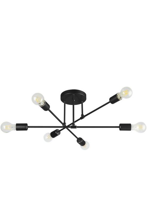 Lustra neagra cu becuri led incluse! 2 bucati disponibile!