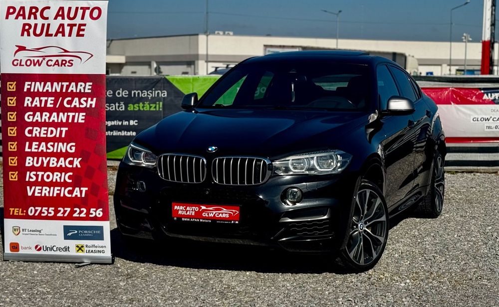BMW X6 M GARANTIE 1 an!Tva deductibil an 2018/10 m50d inm RO posib Leasing/Rate