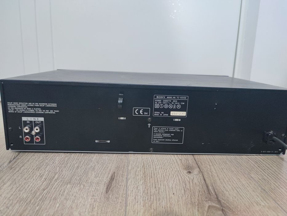 Deck Sony TC K515S 3 capete