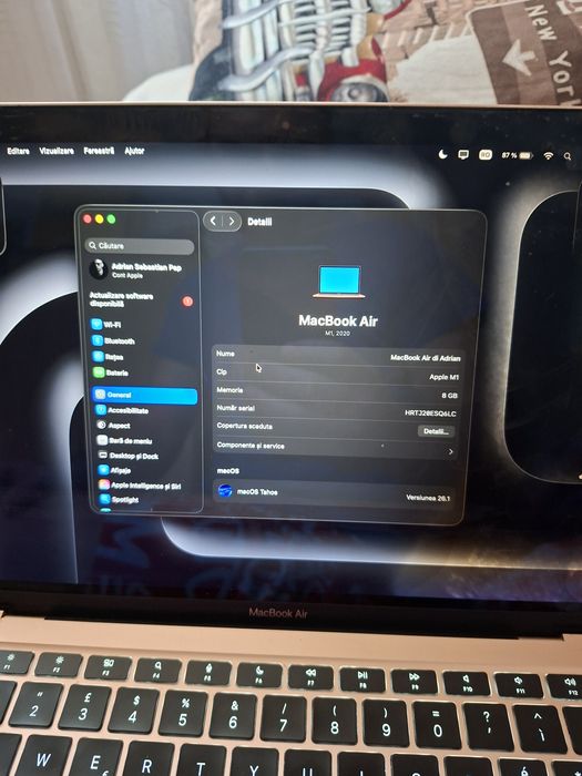 MacBook Air 2020 ,Apple M1 ,256GB,8GB RAM  ATENTIE,CITITI ANUNTUL!