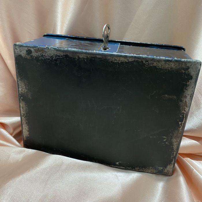 Cutie de valori/seif din fier, grea, cu cheie