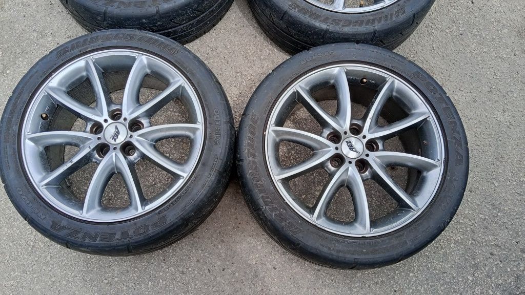 Джанти с гуми 5х100 225/45/17 Seat leon ibiza  Vw golf 4 et35