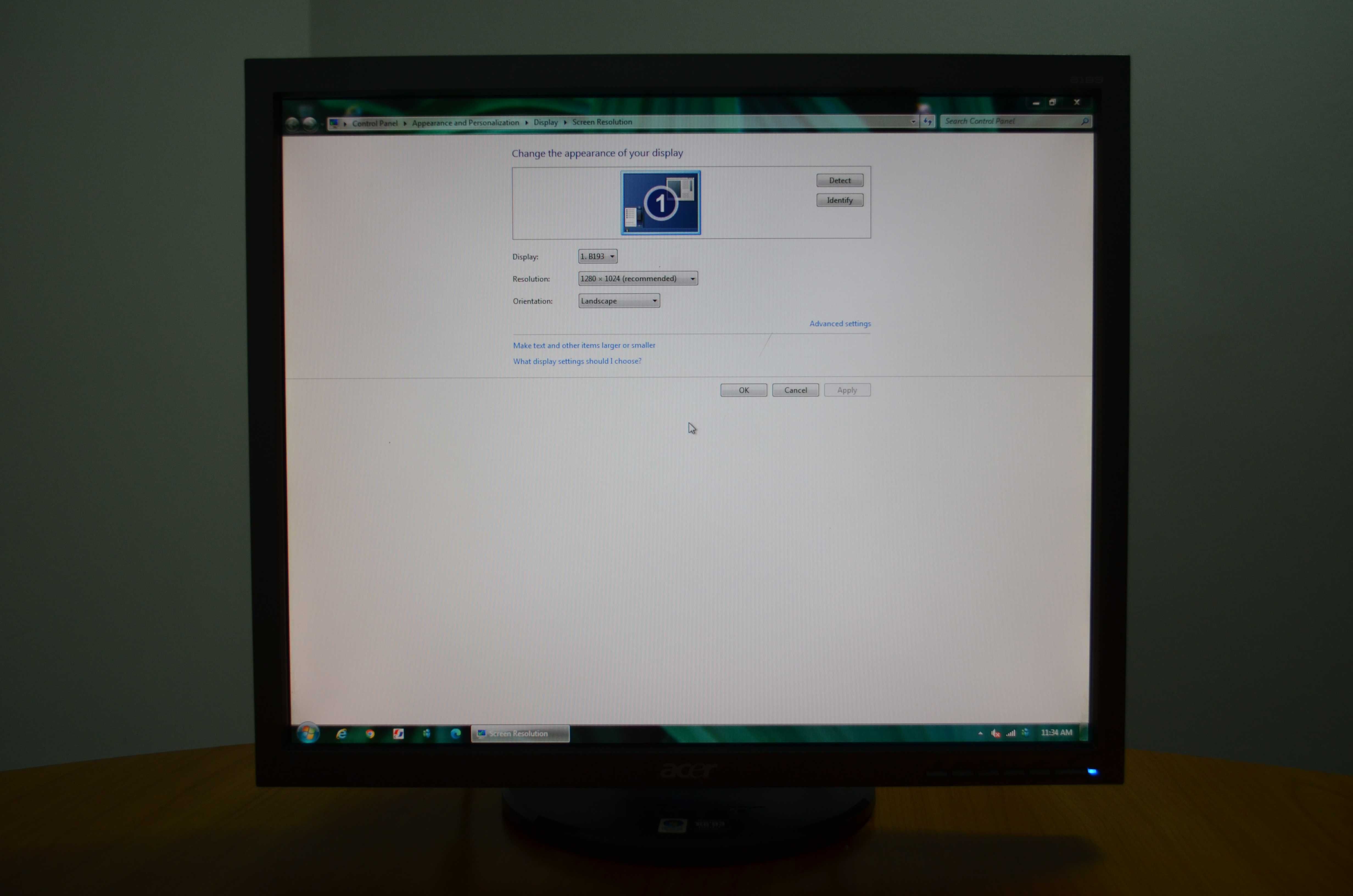 Vand Monitor Acer B193 LCD, 19 Inch