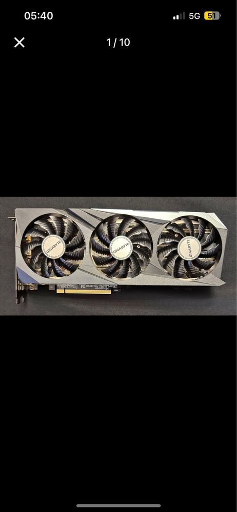ТОП състояние Видео карта GPU GIGABYTE RTX 3070 GAMING OC 8GB GDDR6