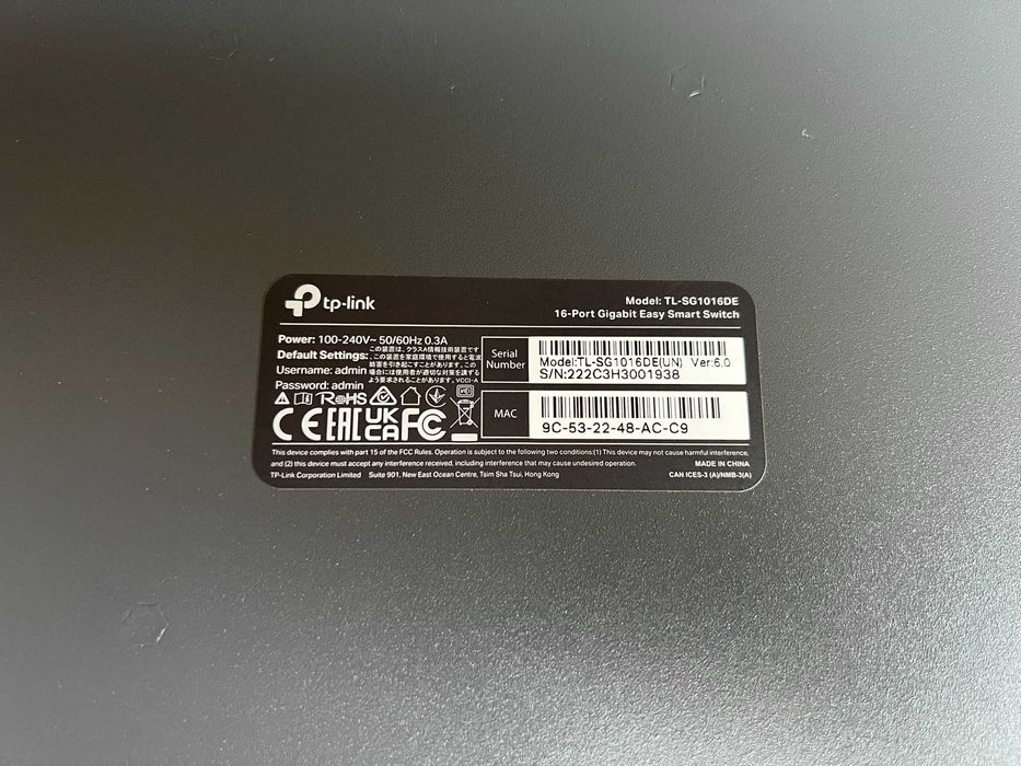 Суич TP-Link TL-SG1016DE