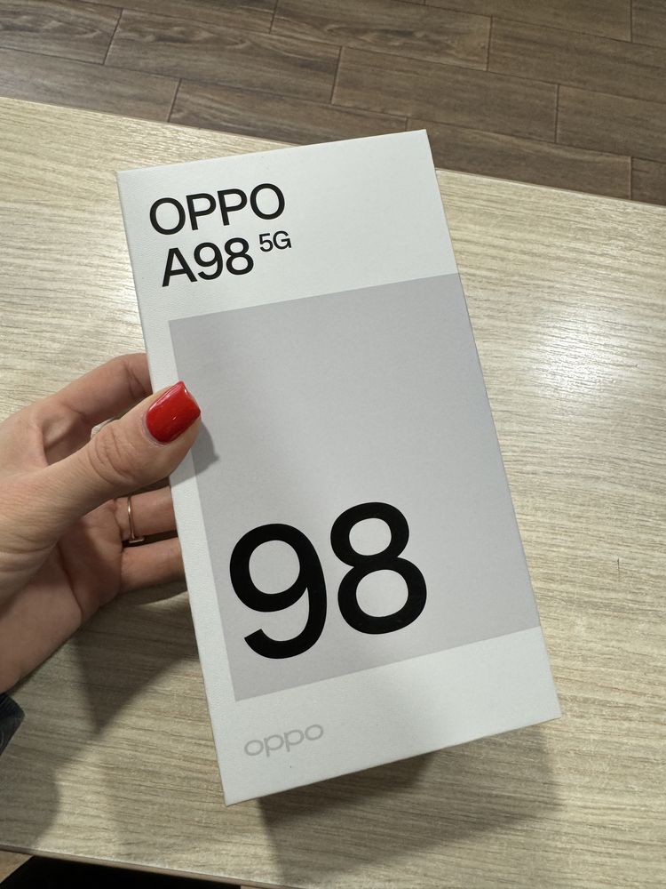 OPPO A98 5G, 256GB, 8GB RAM, Cool Blue, NOU!
