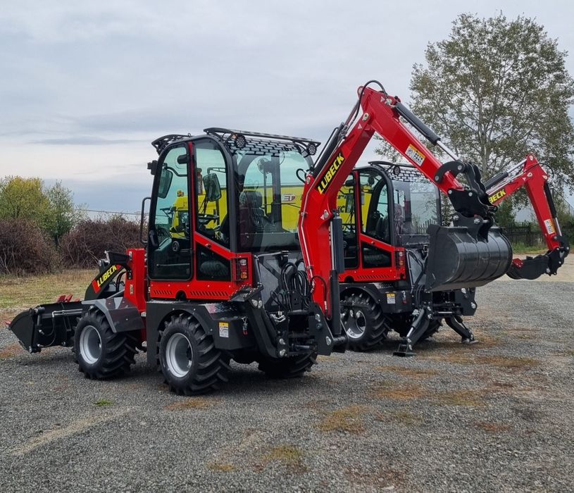 Buldoexcavator marca Lubeck model ALV 3.0 Garantie 2 ani NOU