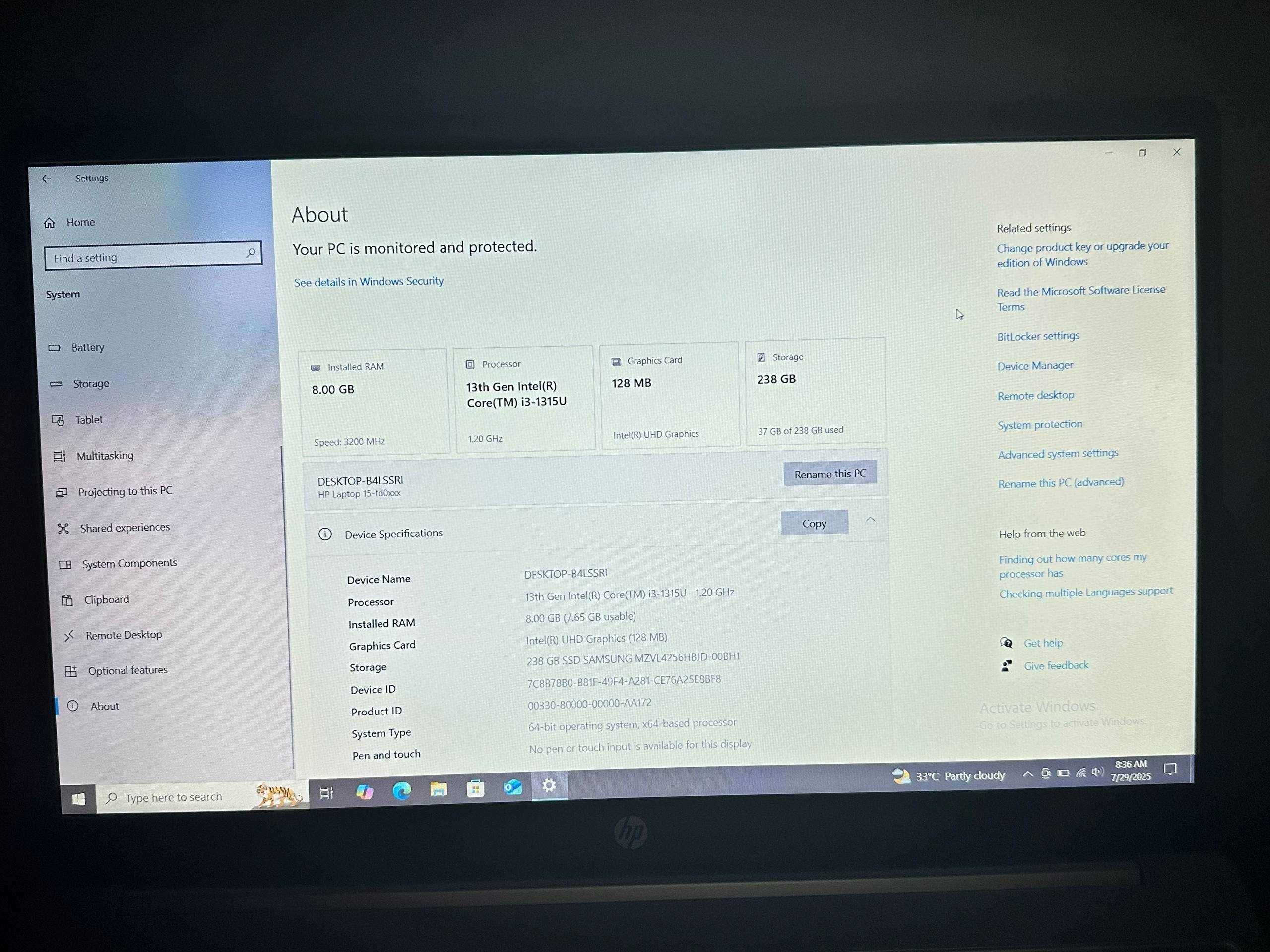 HP Laptop- 15 yengi