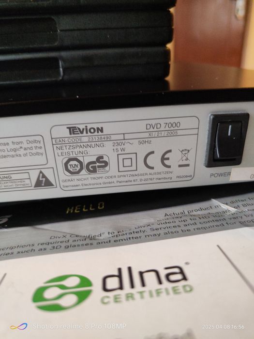 Tevion dvd,cd,mp3,player,nou.