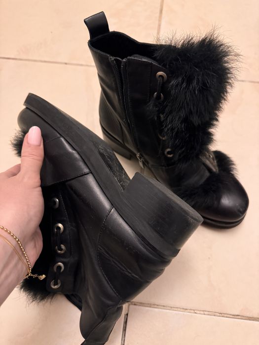 Ghete piele naturala