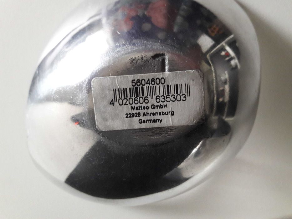 Пластика метал за декорация от две купи