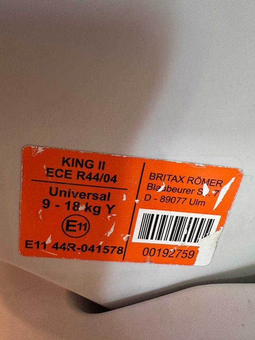 Scaun auto Britax Römer King 2