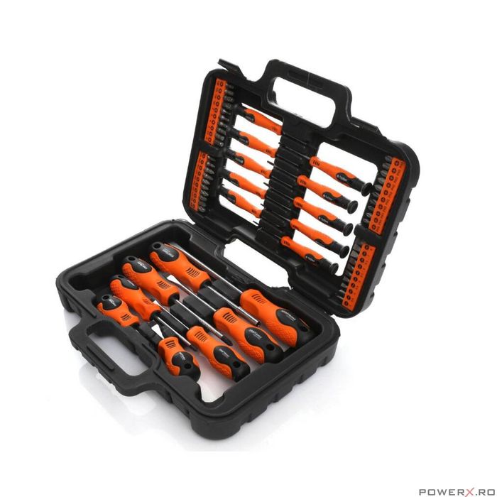 Set surubelnite pentru atelier, 58 piese, Kraft