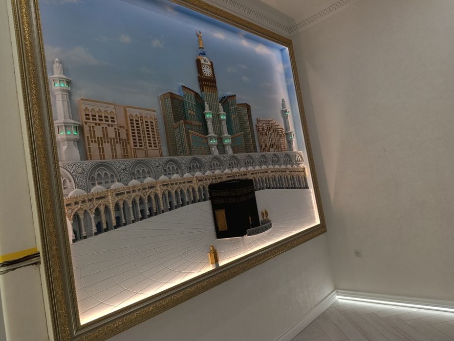 3Д обои для стен ЧПУ услуга