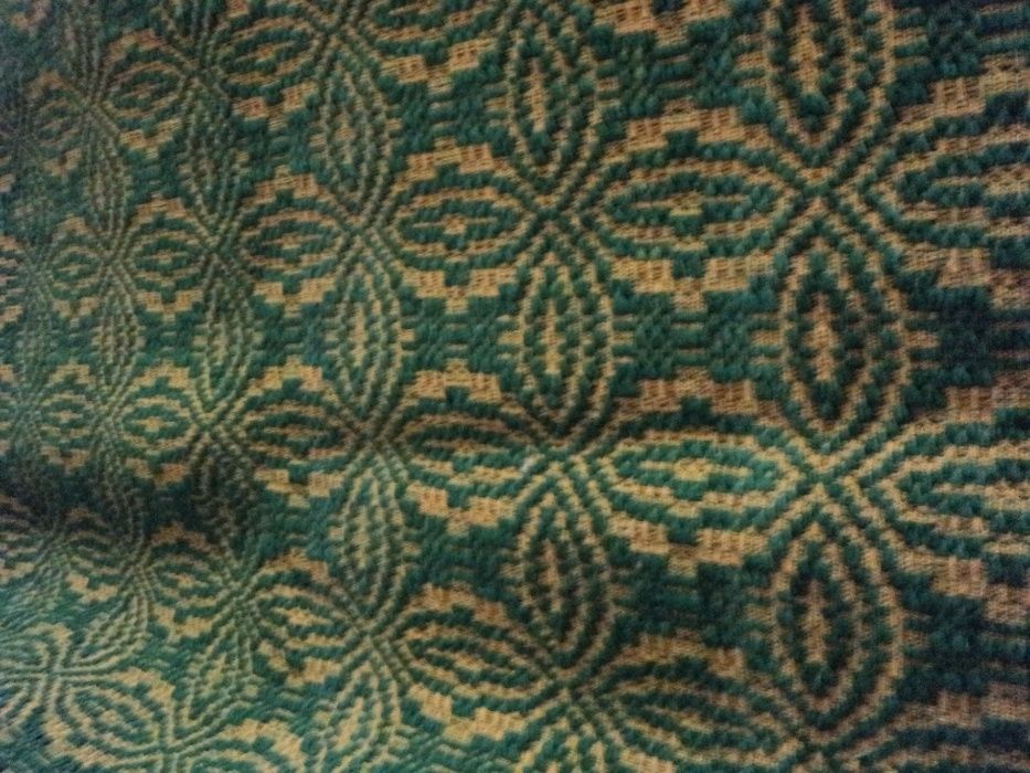 Cuvertura lana verde
