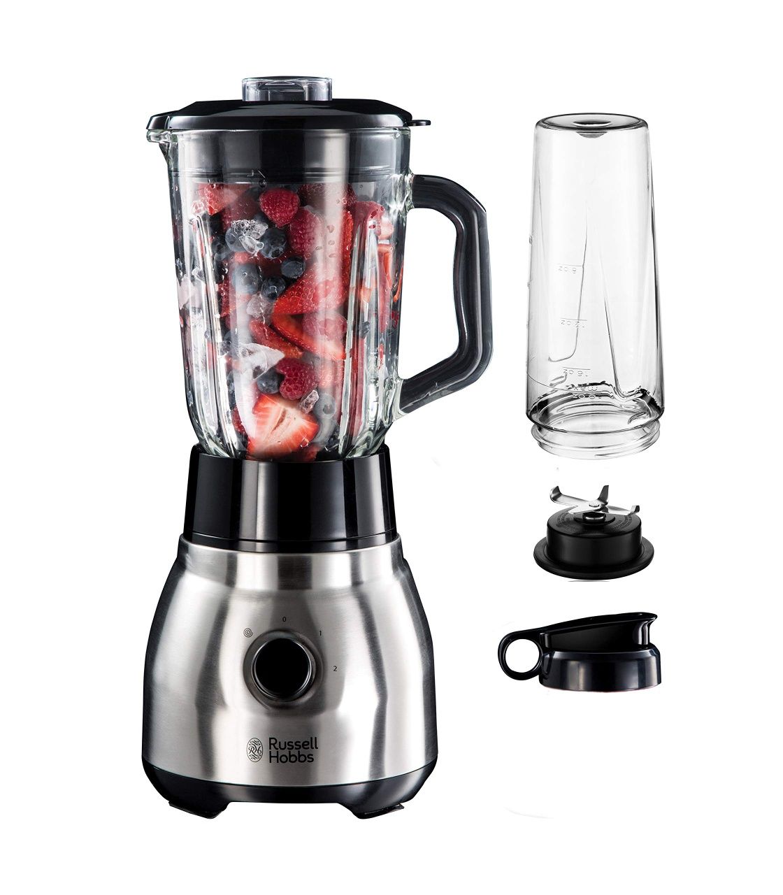 Блендер Russell Hobbs със шейкър 2в1, 1.5 литра, 600 W