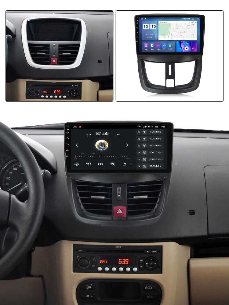 Navigatie Peugeot 207, 2006-2015, NAVI-IT,Android 13, 9INCH, 2GB RAM