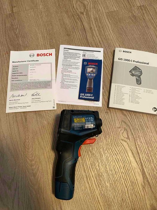 Термодетектор BOSCH Professional GIS 1000 C, (не е използвано)