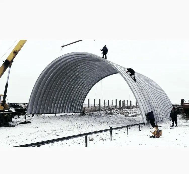 Ангар Арочный Бескаркасный Гарантия 20 лет