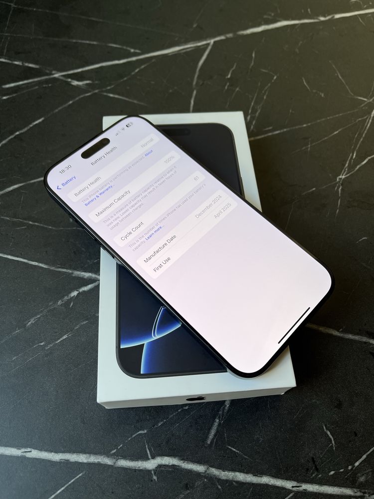 IPhone 16 Pro Max 256GB Black ГАРАНЦИЯ