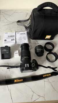 Зеркальный фотоаппарат Nikon D3400 Kit AF-S 18-105 1:3,5-5,6