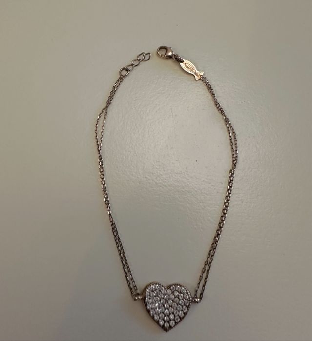 Bratari BB Collection, argint 925 roze cu zirconii, tenis