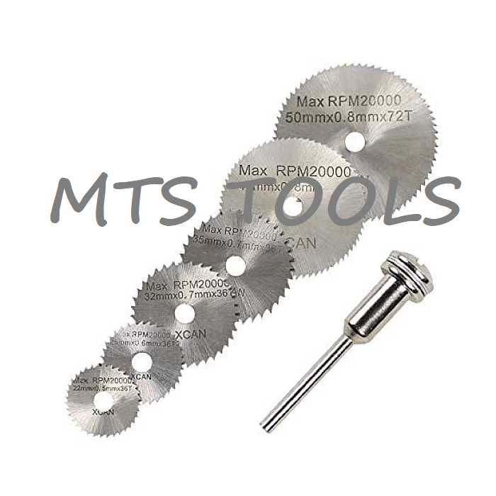 Set discuri freze debitat lemn plastic cu prindere biax 8 piese