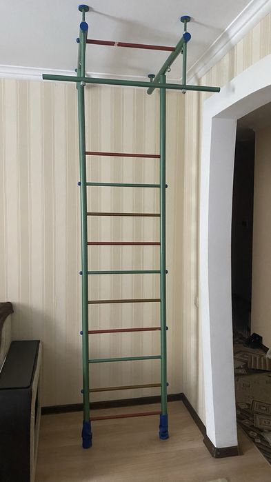 Турник, лестница и кольца для дома