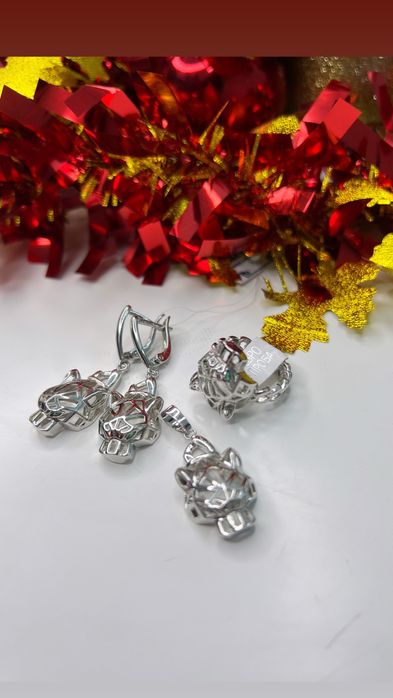 Серебро комплект украшений 17 размер