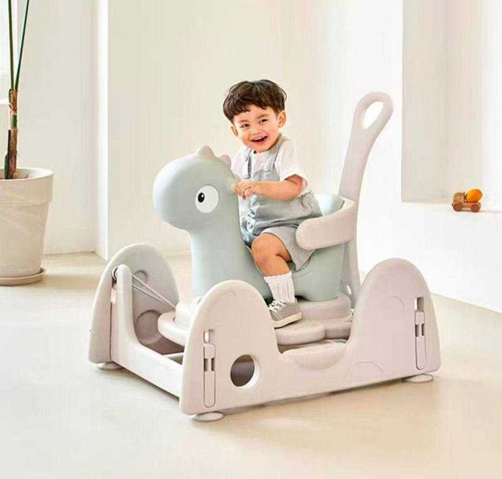 Качалка-беговел-батут "Трансформер" Life in Baby